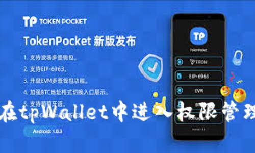 如何在tpWallet中进入权限管理功能